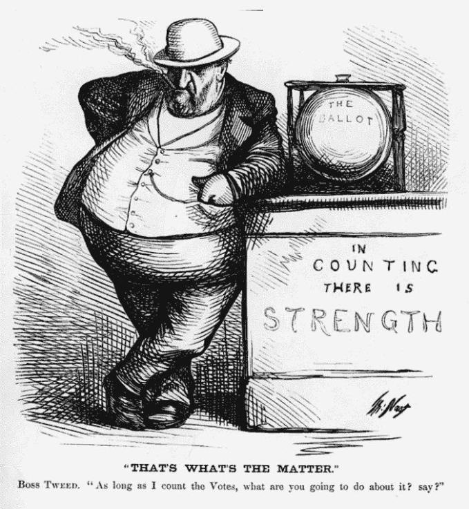 BOSS TWEED in counting there is strength